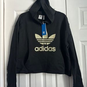 NWT Women’s Adidas Hooded Sweatshirt Oversized sz Small